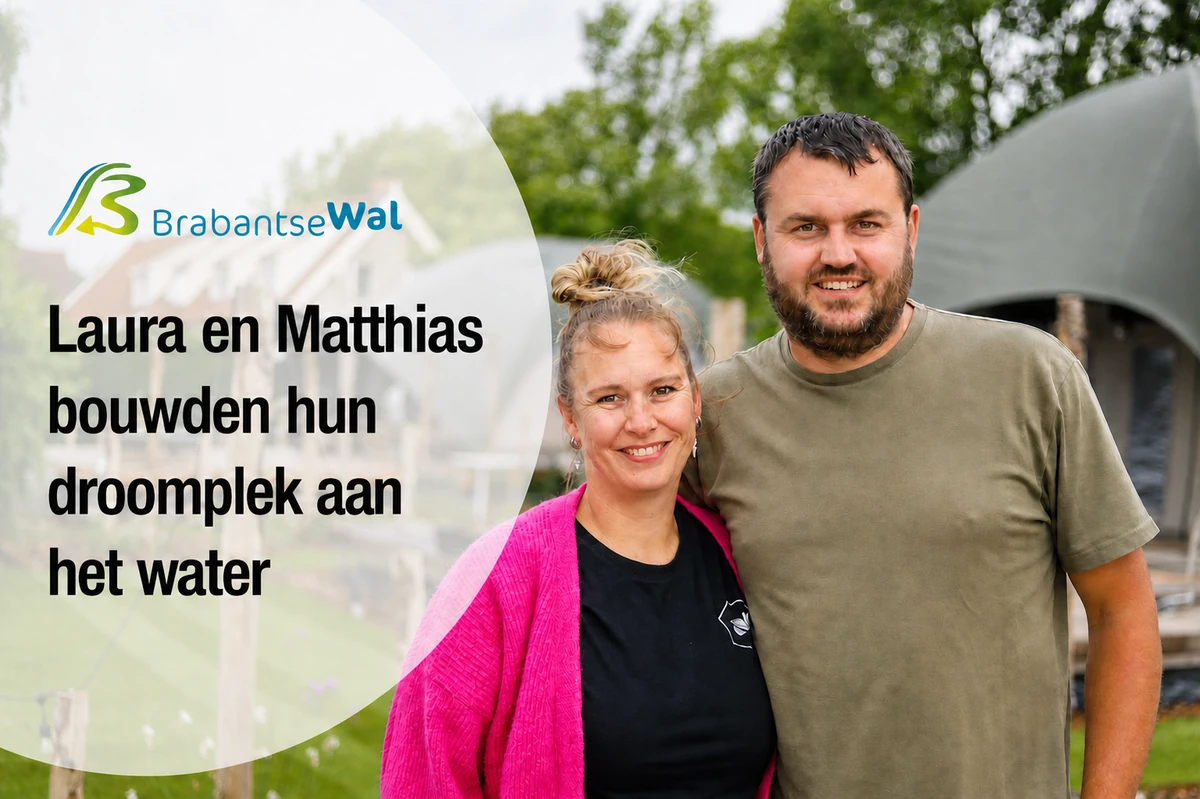 Laura en Matthias bij Cruyslandse Kreken