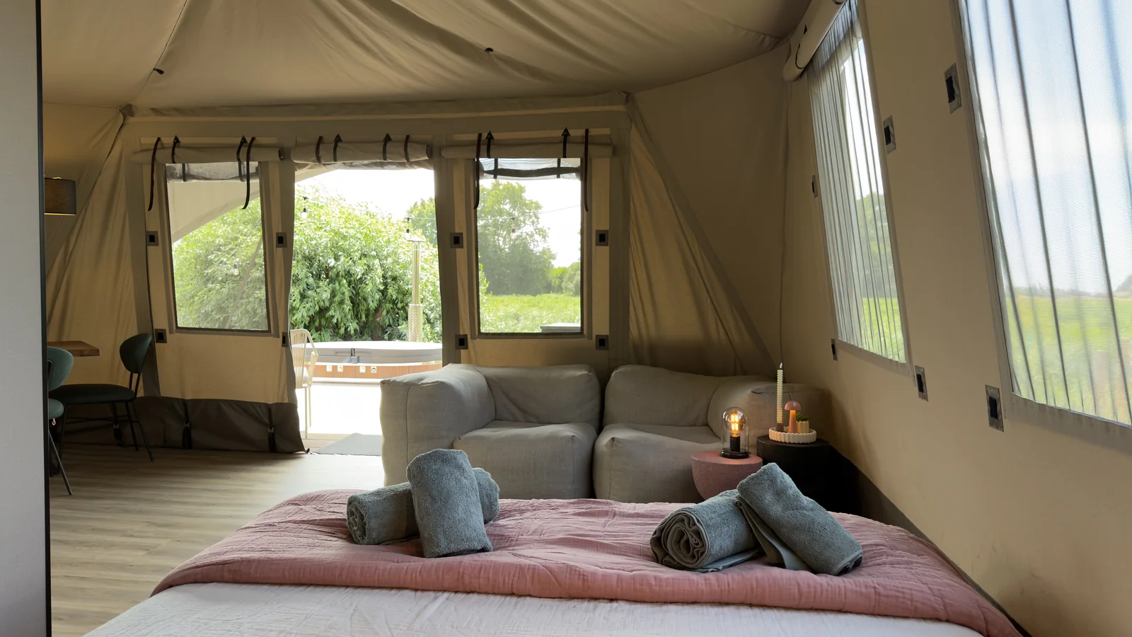 Slaapkamer van het Tureluur Nest
